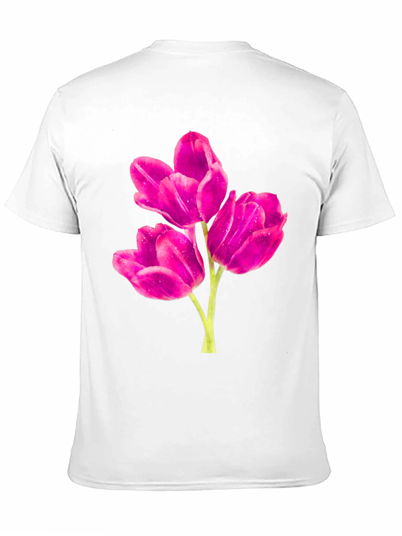 Black Floral Print Crew Neck T-Shirt view 11