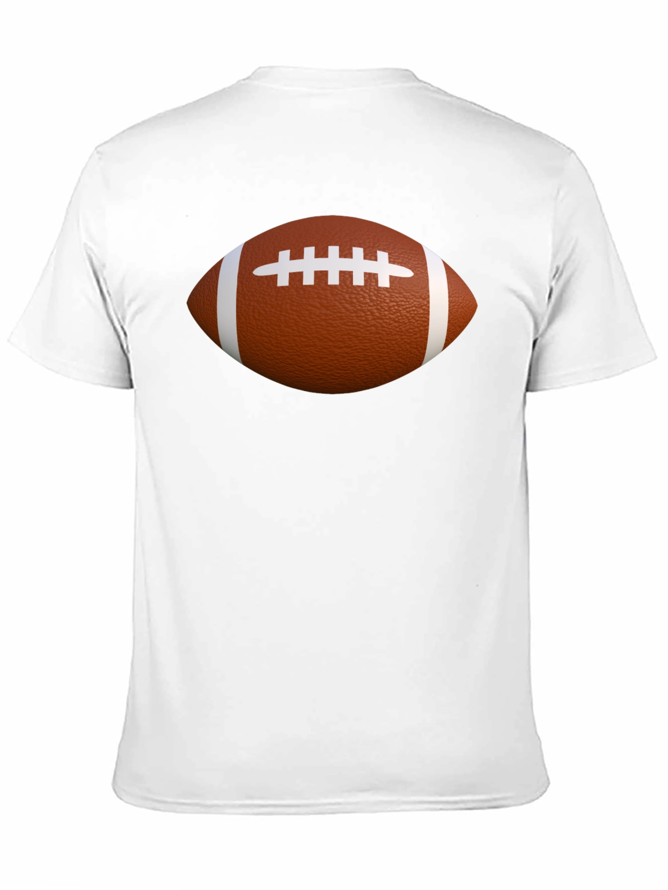 Black Football Graphic T-Shirt - Casual Cotton Tee view 11