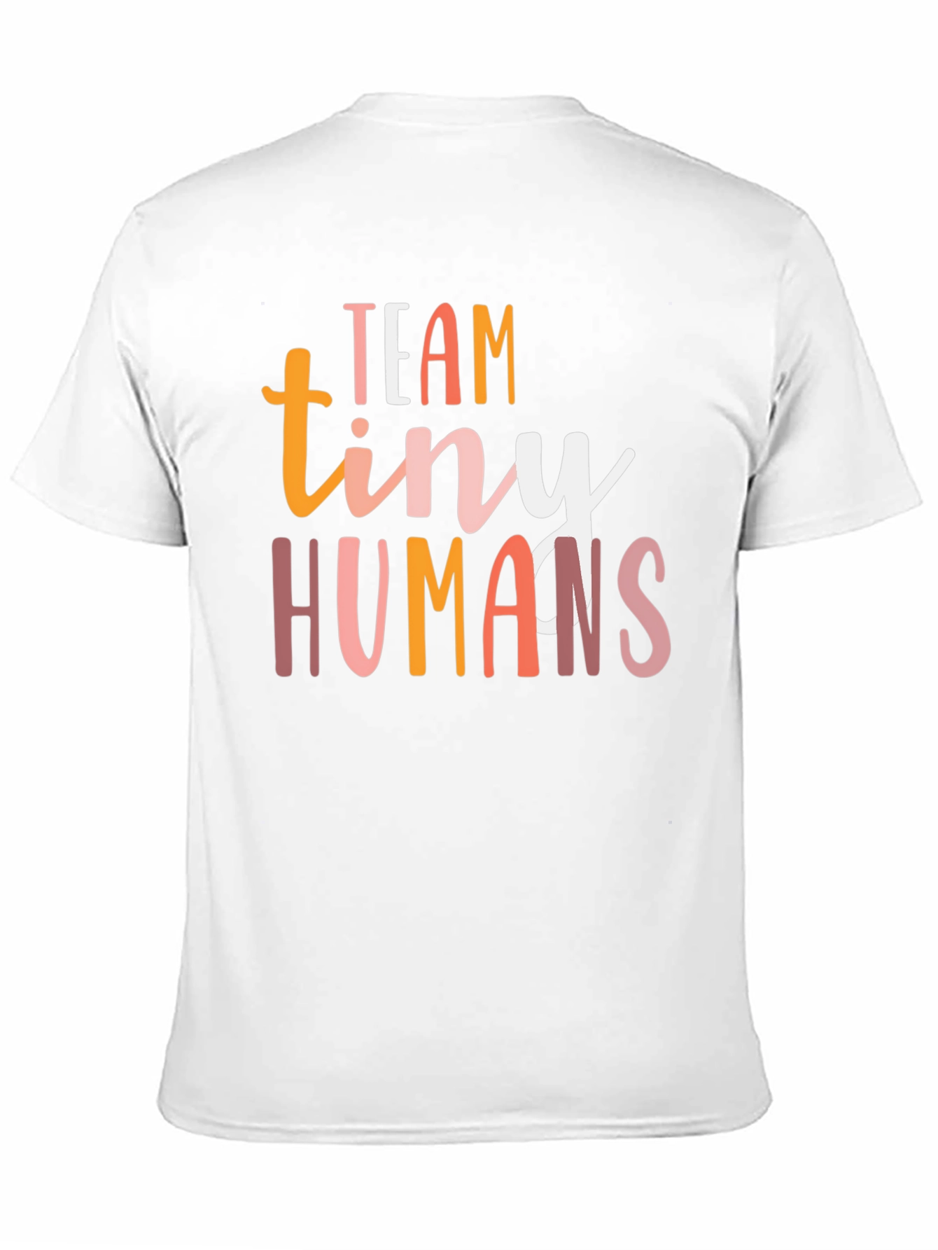 Black Team Tiny Humans Graphic Tee view 11