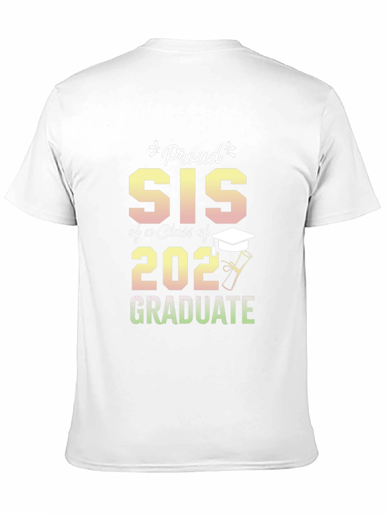 Black Proud Sis of a 2022 Graduate T-Shirt view 11