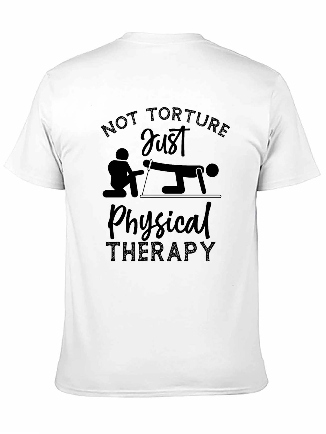Black Physical Therapy T-Shirt - Funny PT Design view 11