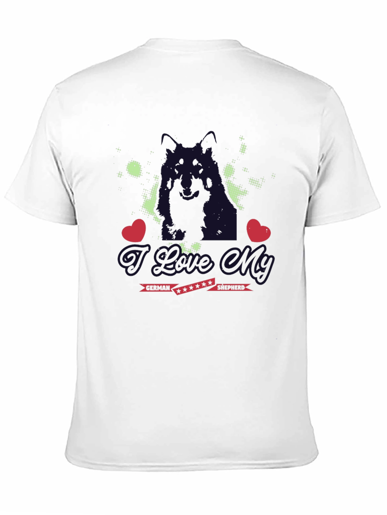 Black I Love My German Shepherd Graphic Tee view 11
