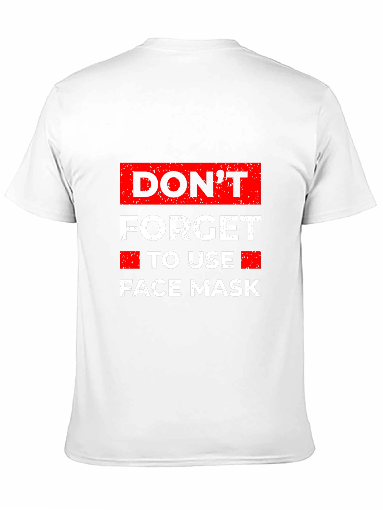 Black Don't Forget Face Mask Graphic Tee - Black view 11