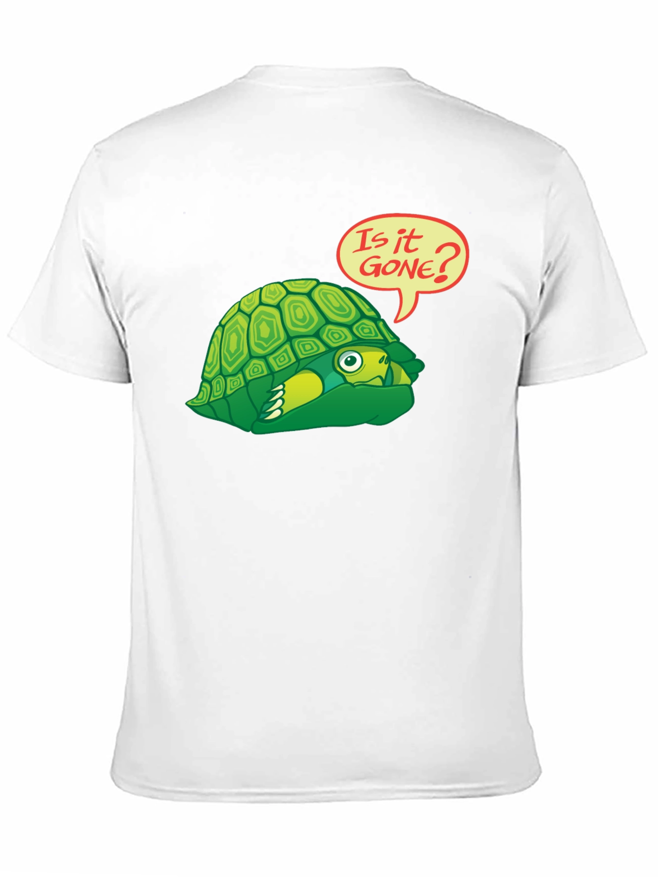 Black Funny Turtle Graphic T-Shirt - Is It Gone? view 11