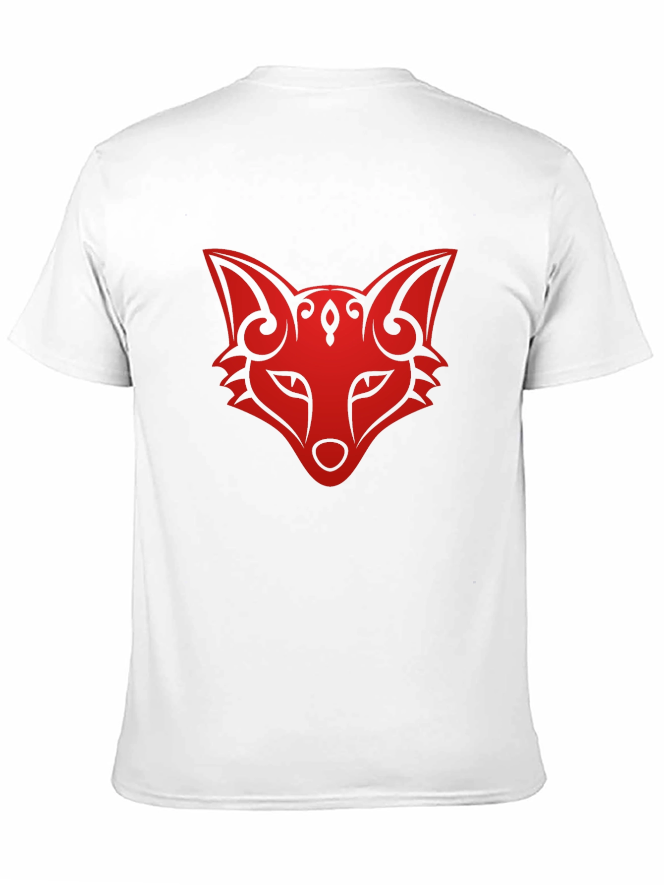 Black Fox Head Graphic Tee - Stylish Black T-Shirt view 11