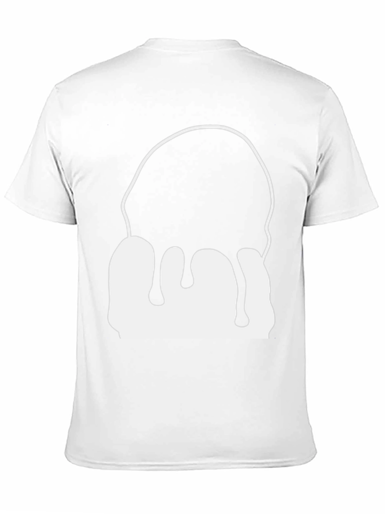Black Dripping Graphic Black T-Shirt - Modern Style view 11