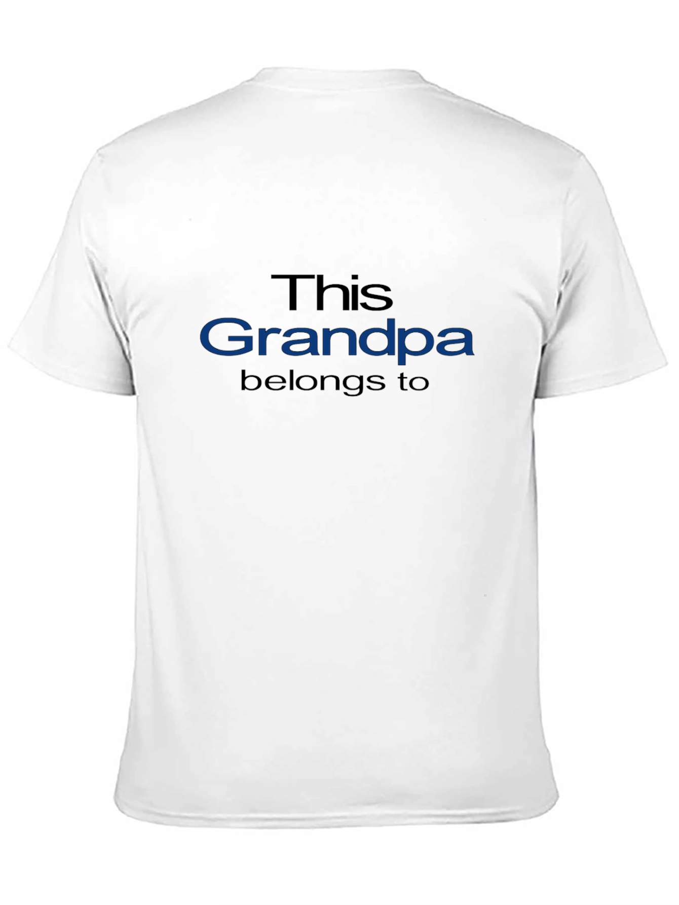 Black This Grandpa Belongs To T-Shirt - Novelty Graphic Tee view 11