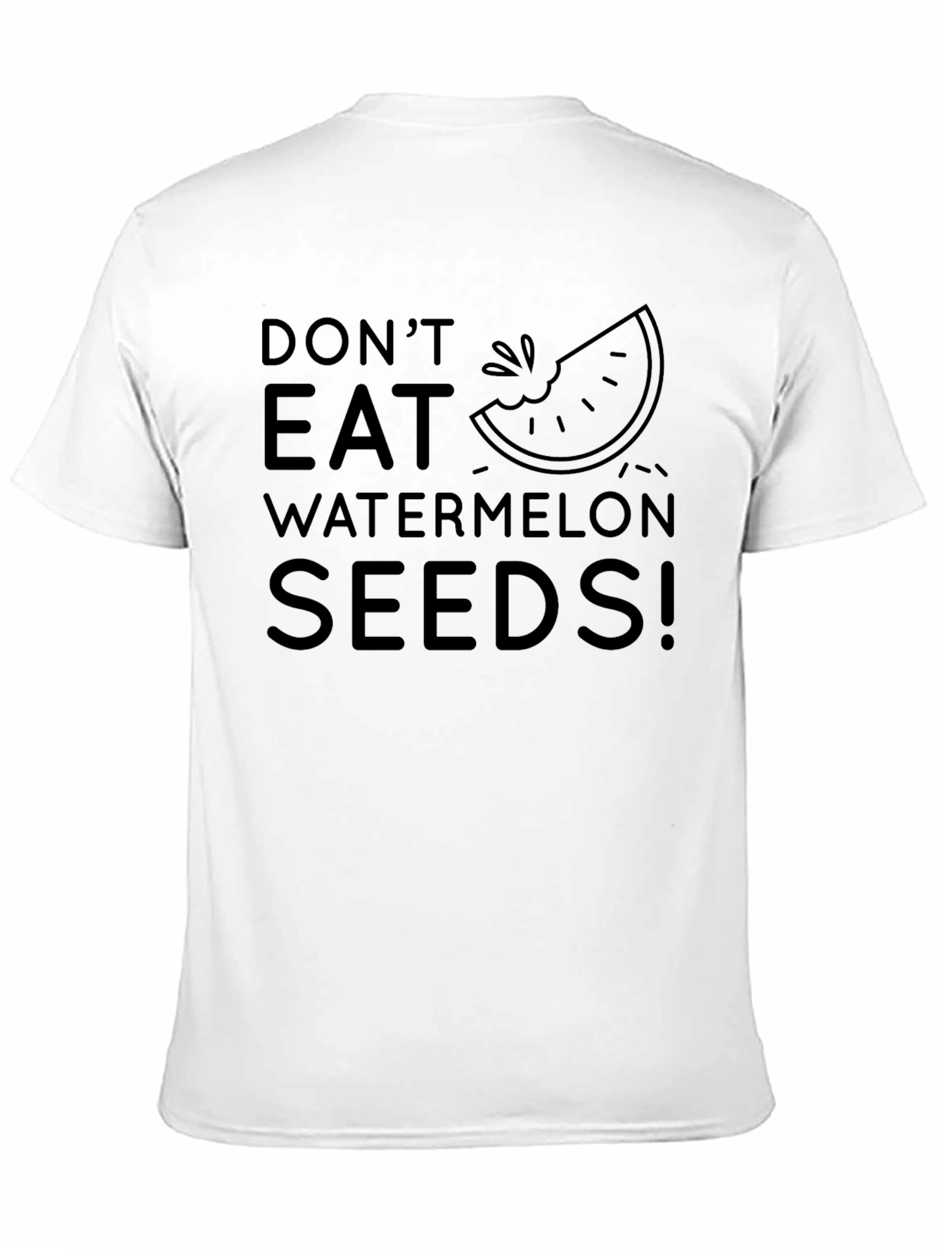 Black Don't Eat Watermelon Seeds! Novelty T-Shirt view 11