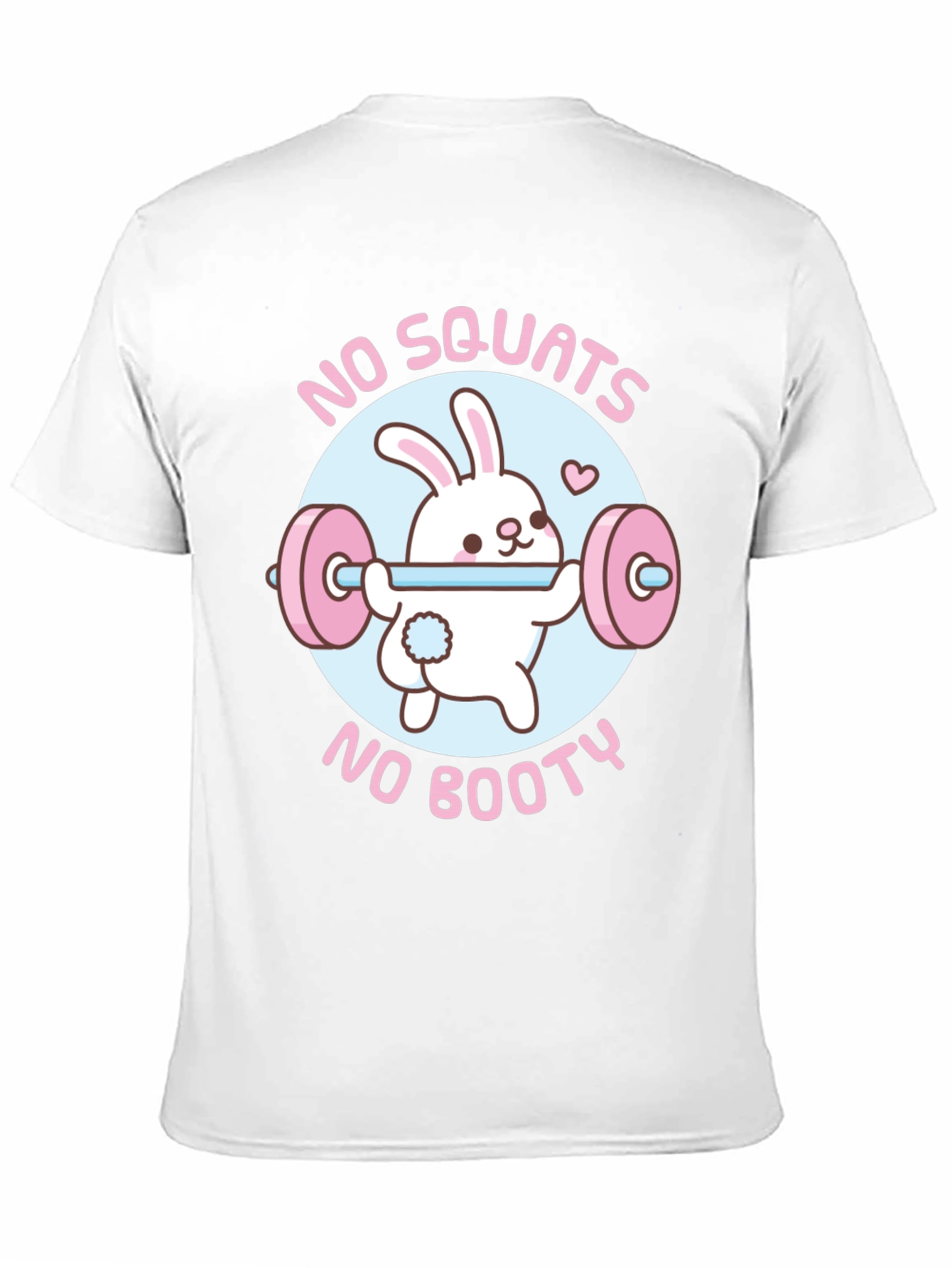 Black No Squats No Booty Funny Workout Shirt view 11
