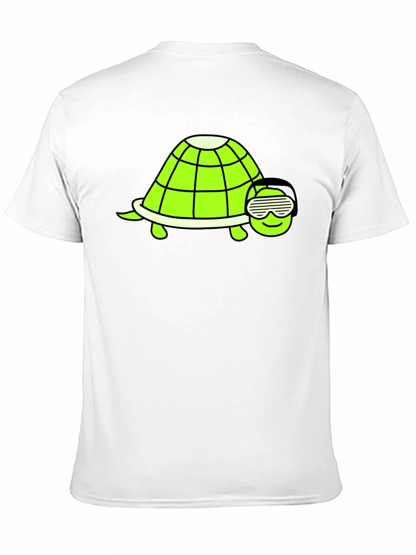 Black Cool Turtle Graphic T-Shirt - Black view 11