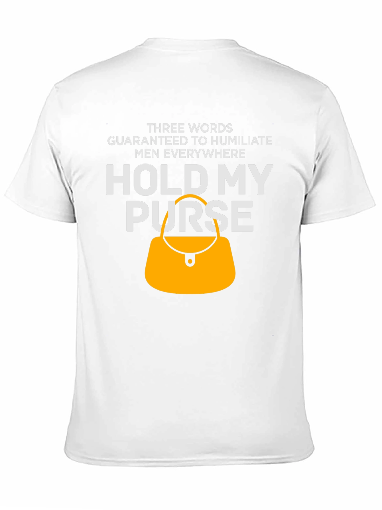 Black Humorous Graphic Tee - Hold My Purse view 11