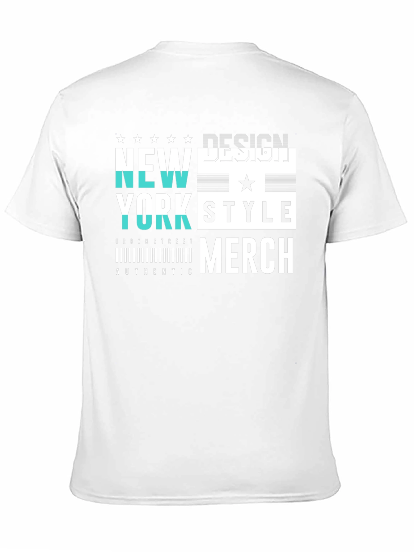 Black New York Style Graphic Print Black T-Shirt view 11