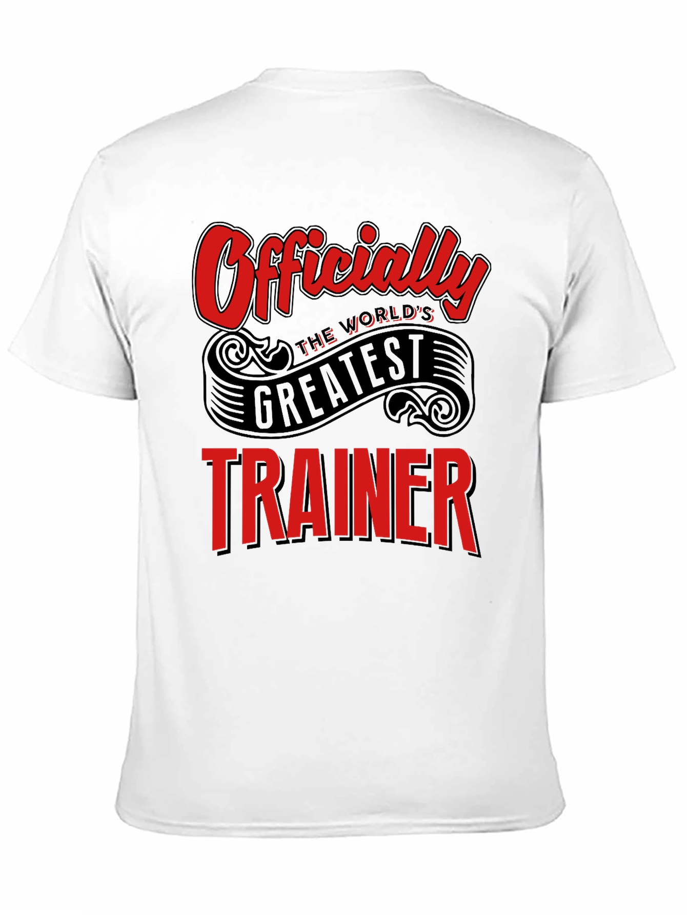 Black World's Greatest Trainer Black T-Shirt view 11