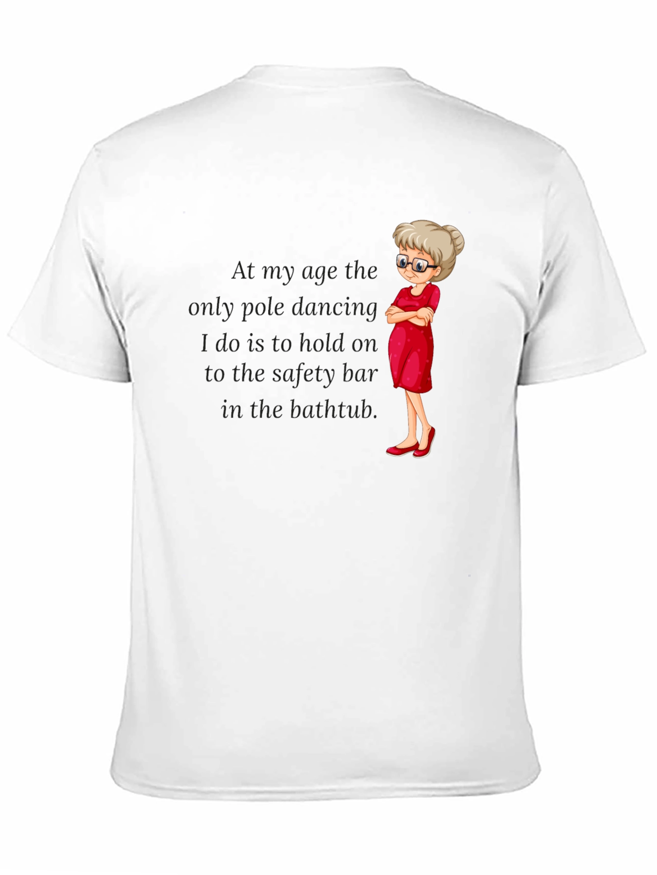 Black Funny Grandma Pole Dancing T-Shirt view 11