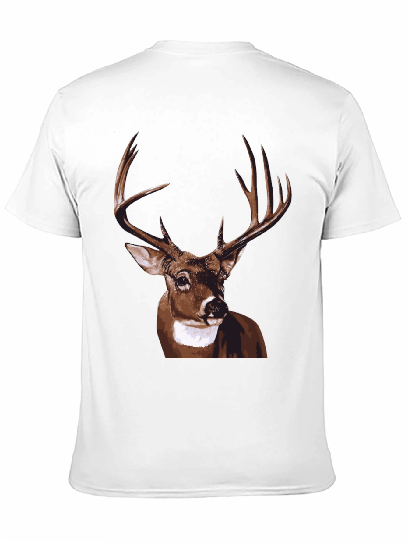 Black Deer Graphic Tee - Men's Black T-Shirt view 11
