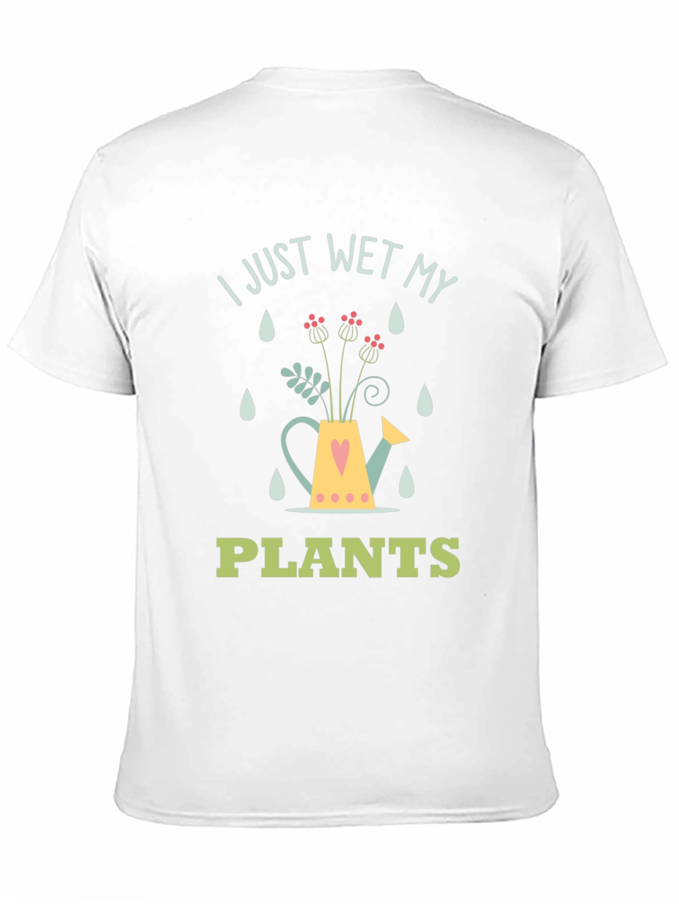 Black I Just Wet My Plants Graphic T-Shirt view 11