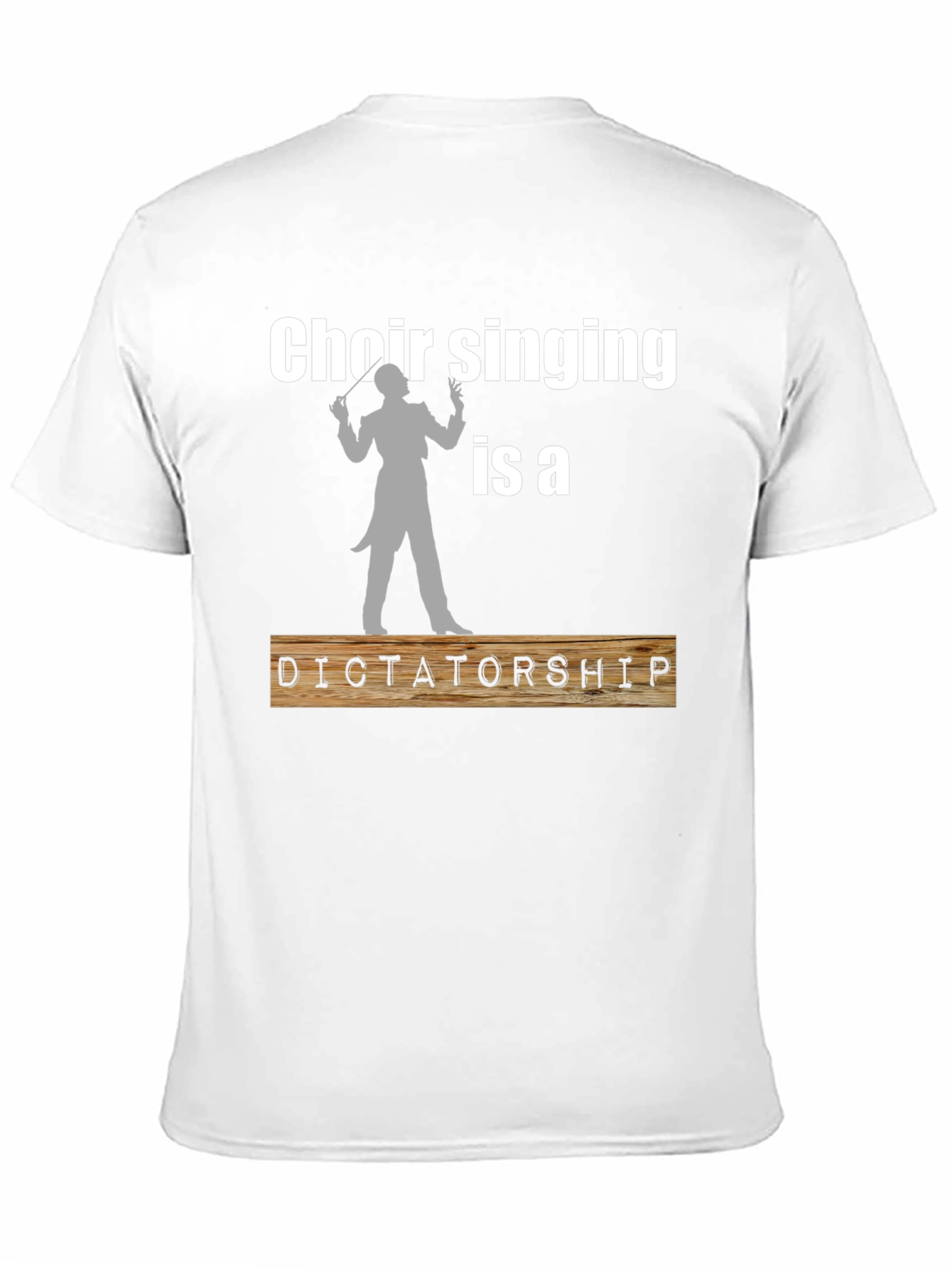 Black Choir Singing is a Dictatorship T-Shirt view 11