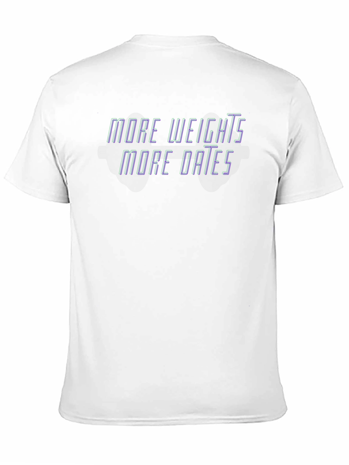 Black More Weights More Dates Graphic Tee view 11