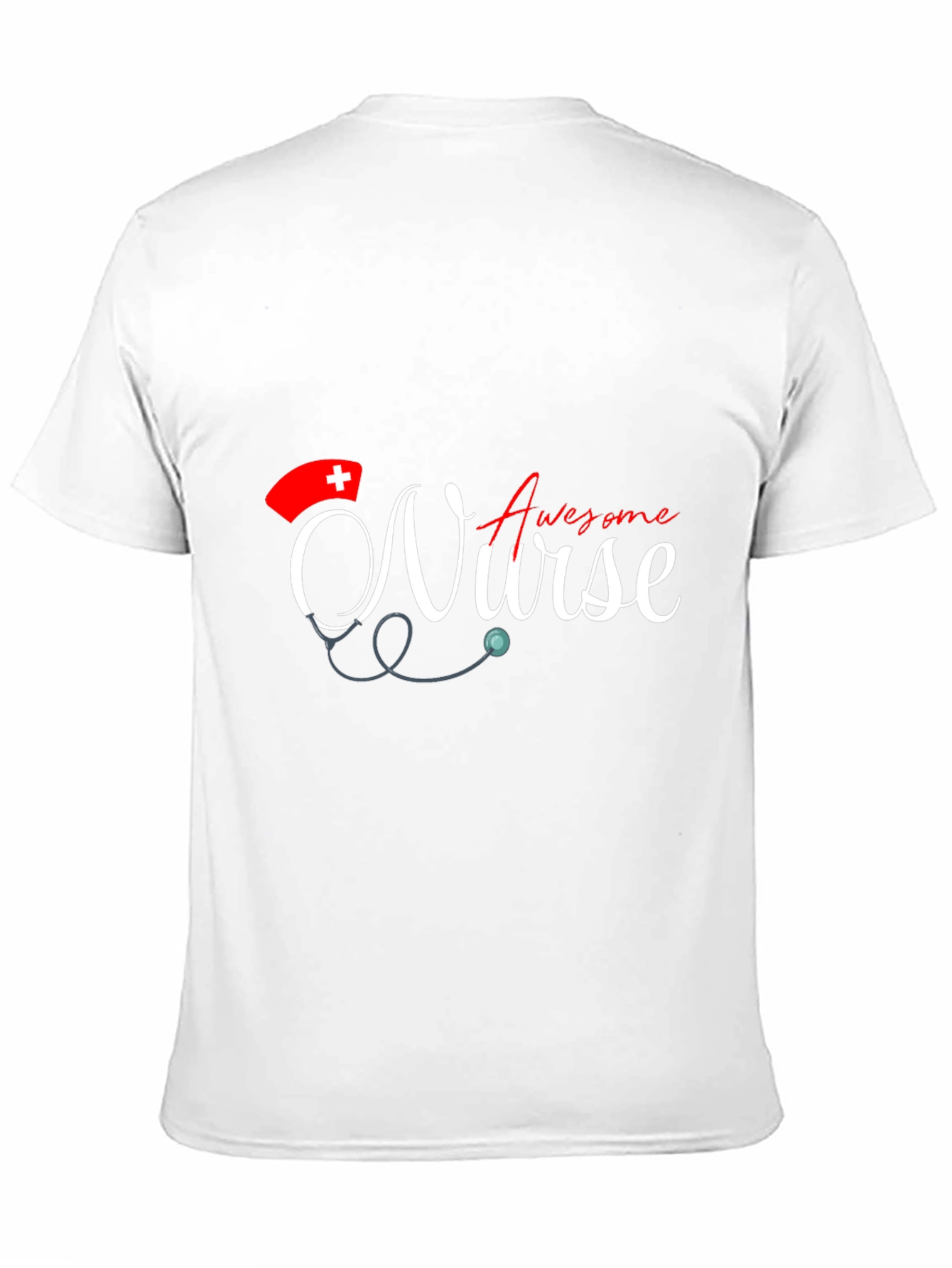 Black Awesome Nurse T-Shirt - Stylish Graphic Tee for Nurses view 11