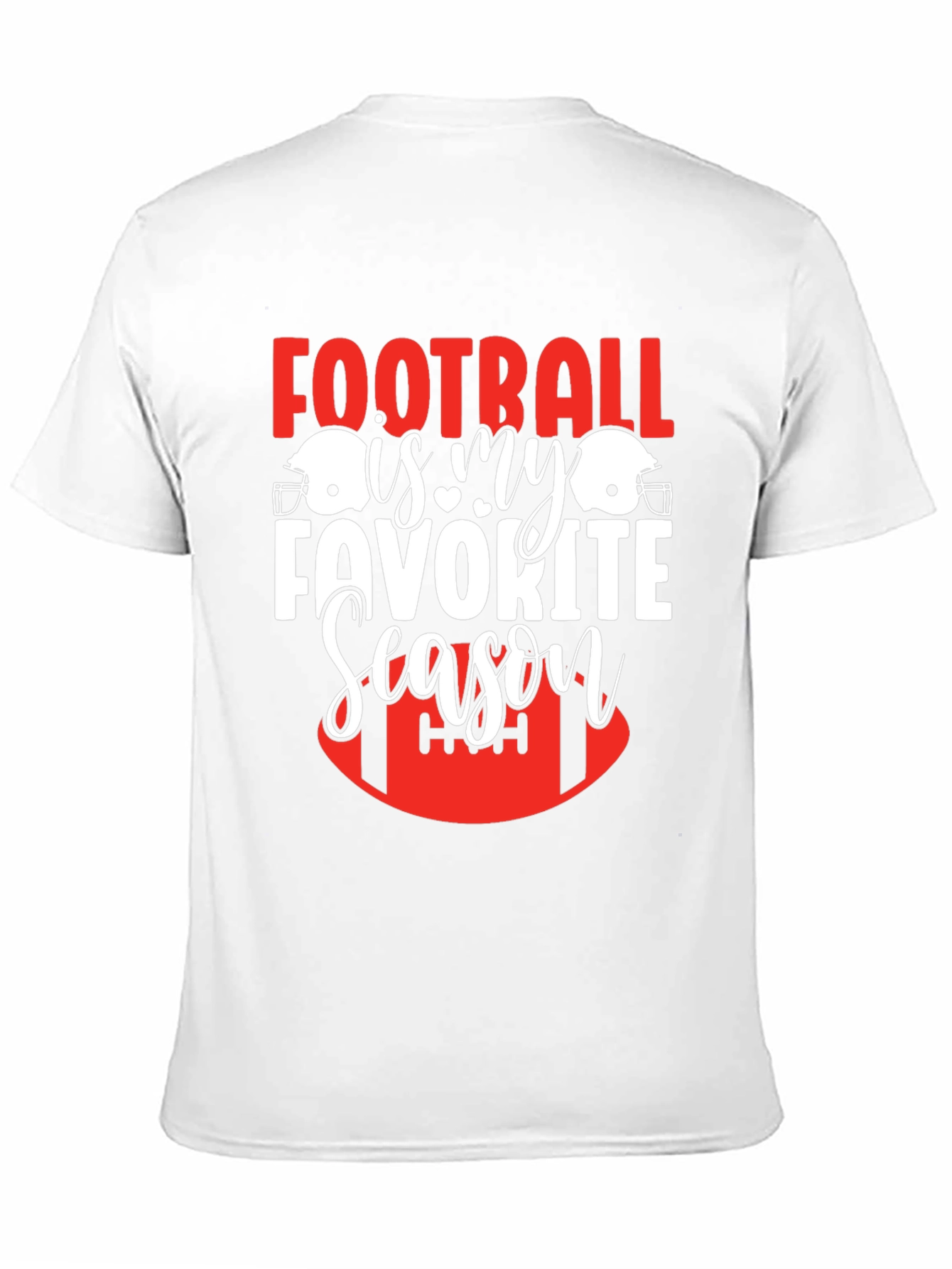 Black Football Is My Favorite Season T-Shirt view 11