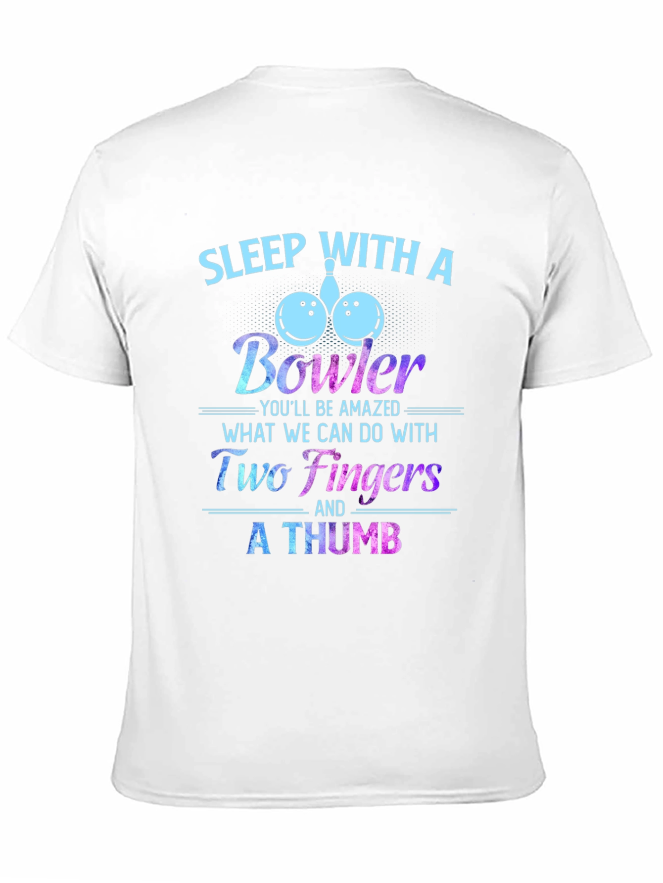 Black Sleep With A Bowler Funny T-Shirt view 11
