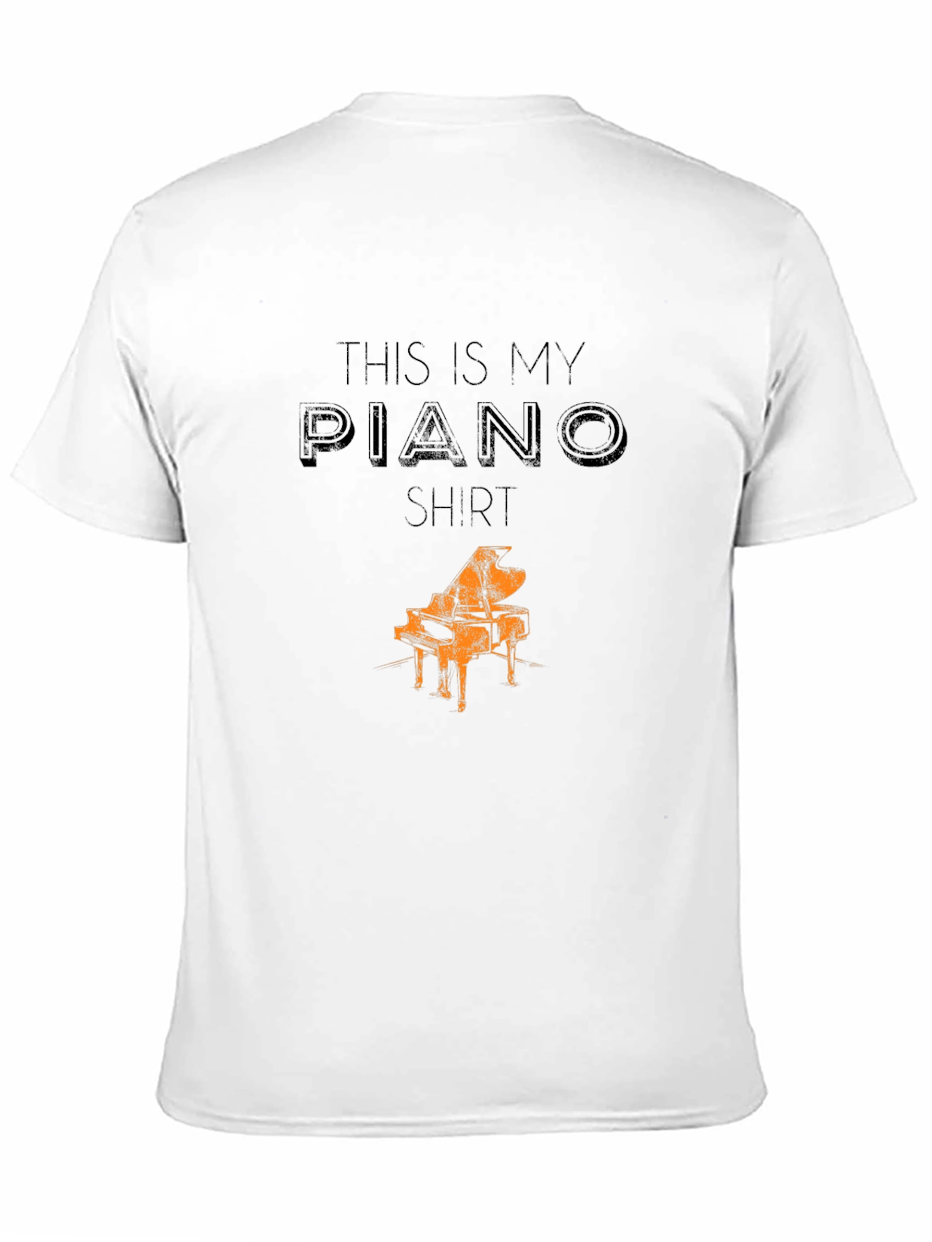 Black Piano Shirt - Musician's Novelty Tee view 11