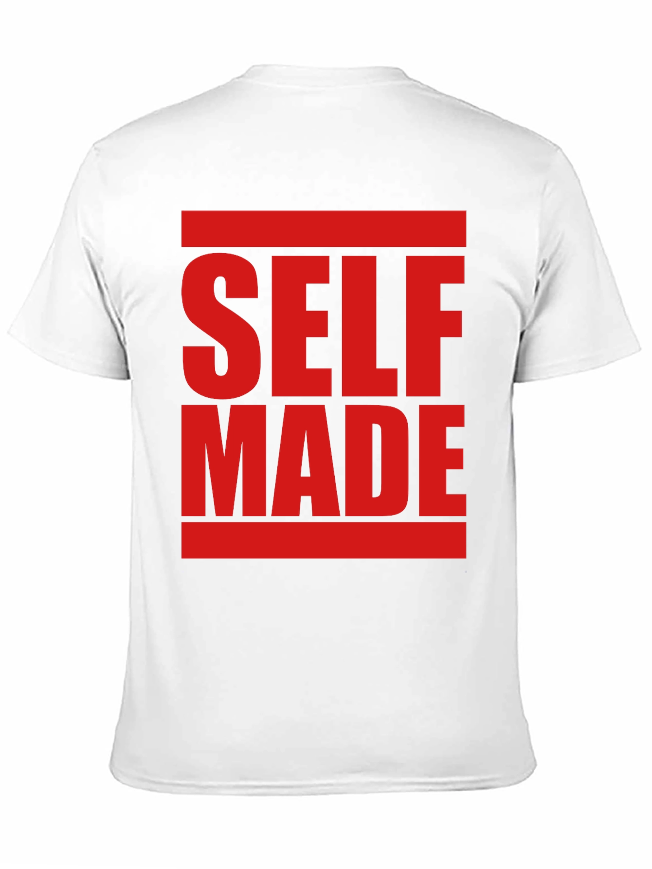Black Self Made Graphic Tee - Bold Statement Shirt view 11