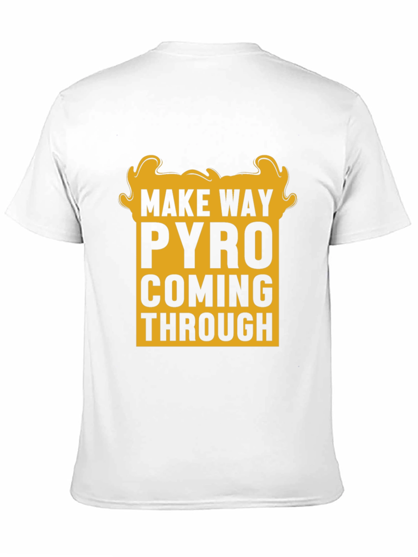Black Make Way Pyro T-Shirt - Bold Graphic Tee view 11