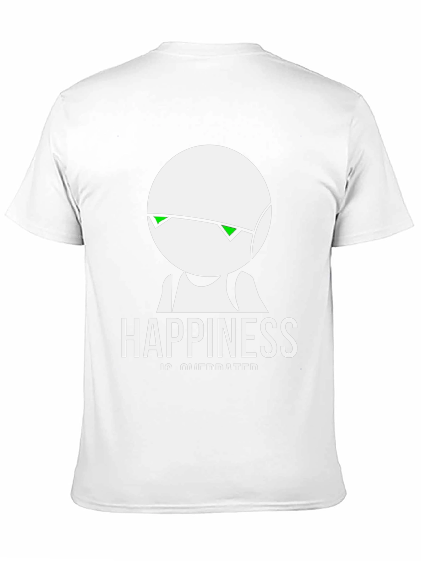 Black Happiness Is Overrated T-Shirt view 11