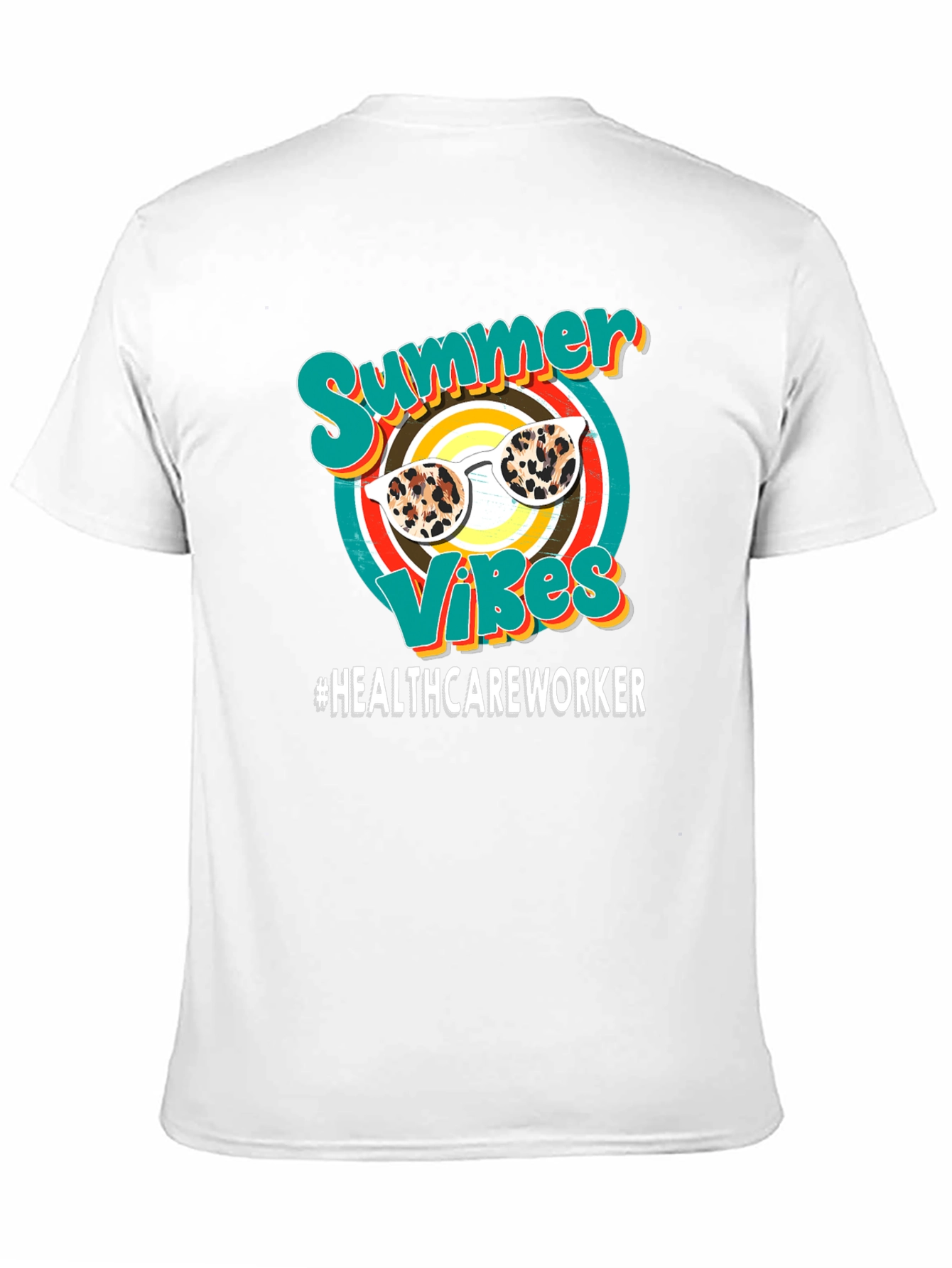 Summer Vibes Healthcare Worker Graphic Tee - 11