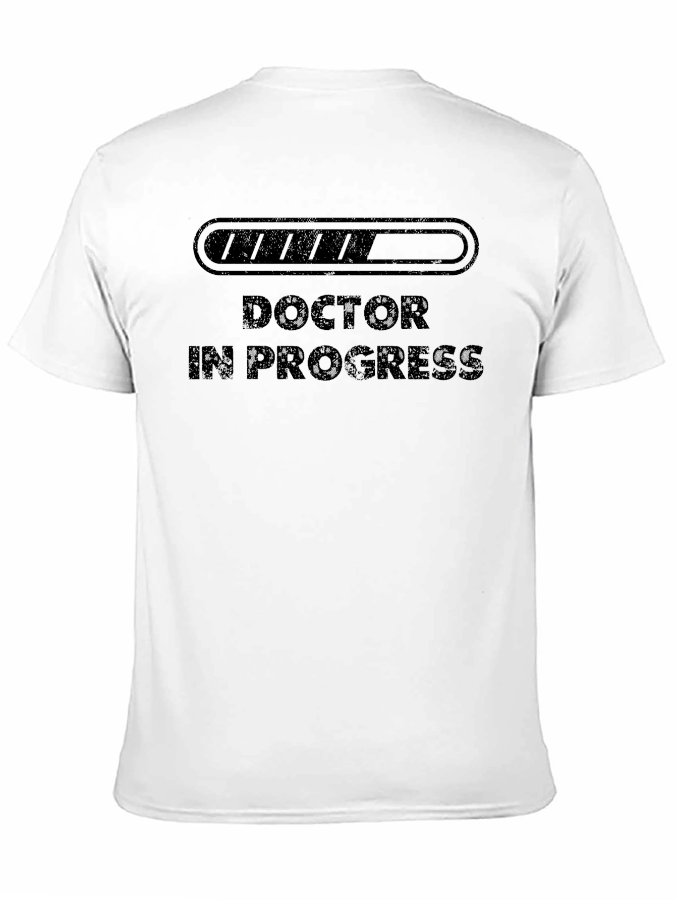 Black Doctor in Progress T-Shirt - Study Hard! view 11