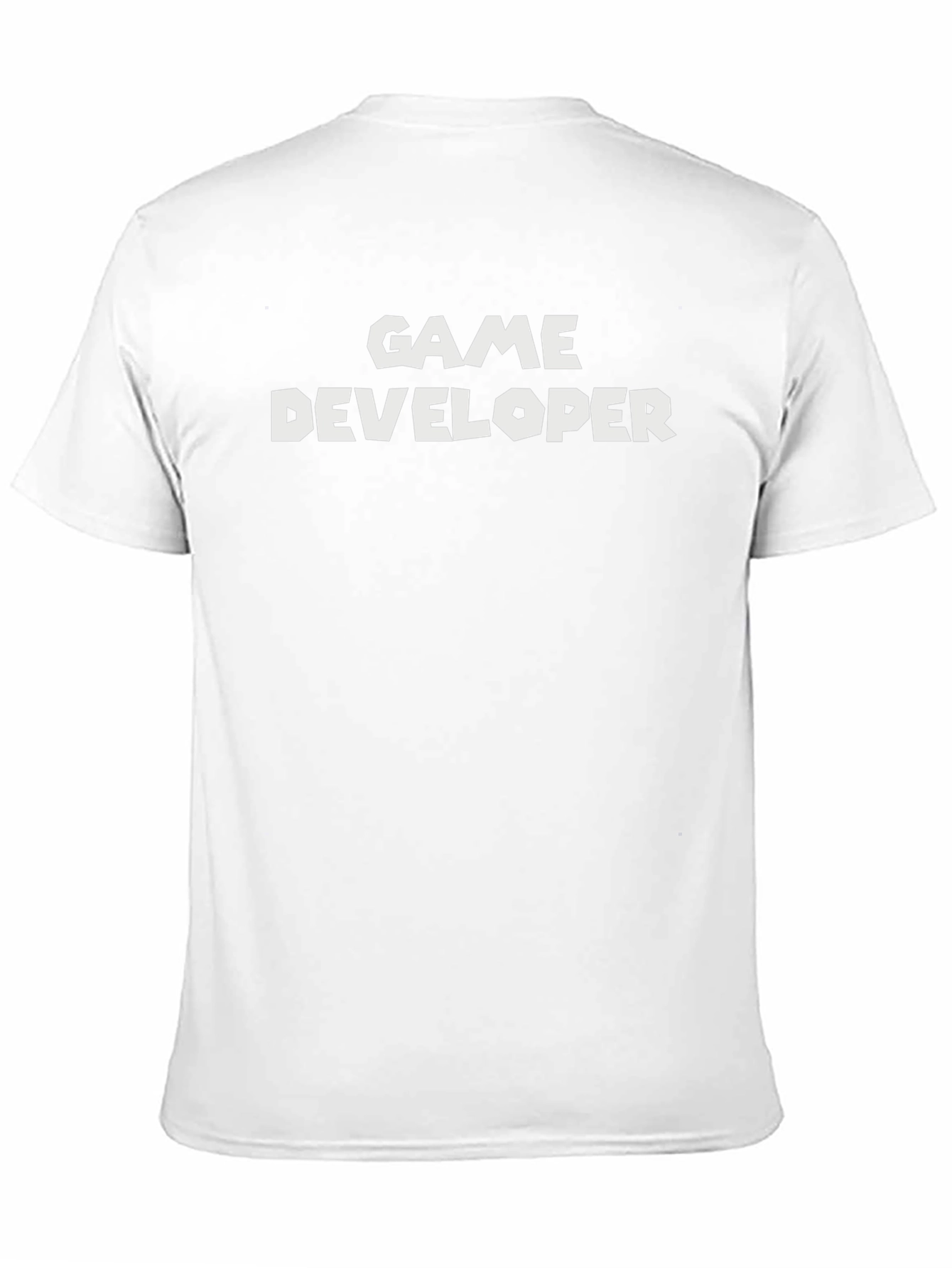 Black Game Developer Black T-Shirt - Gamer Apparel view 11
