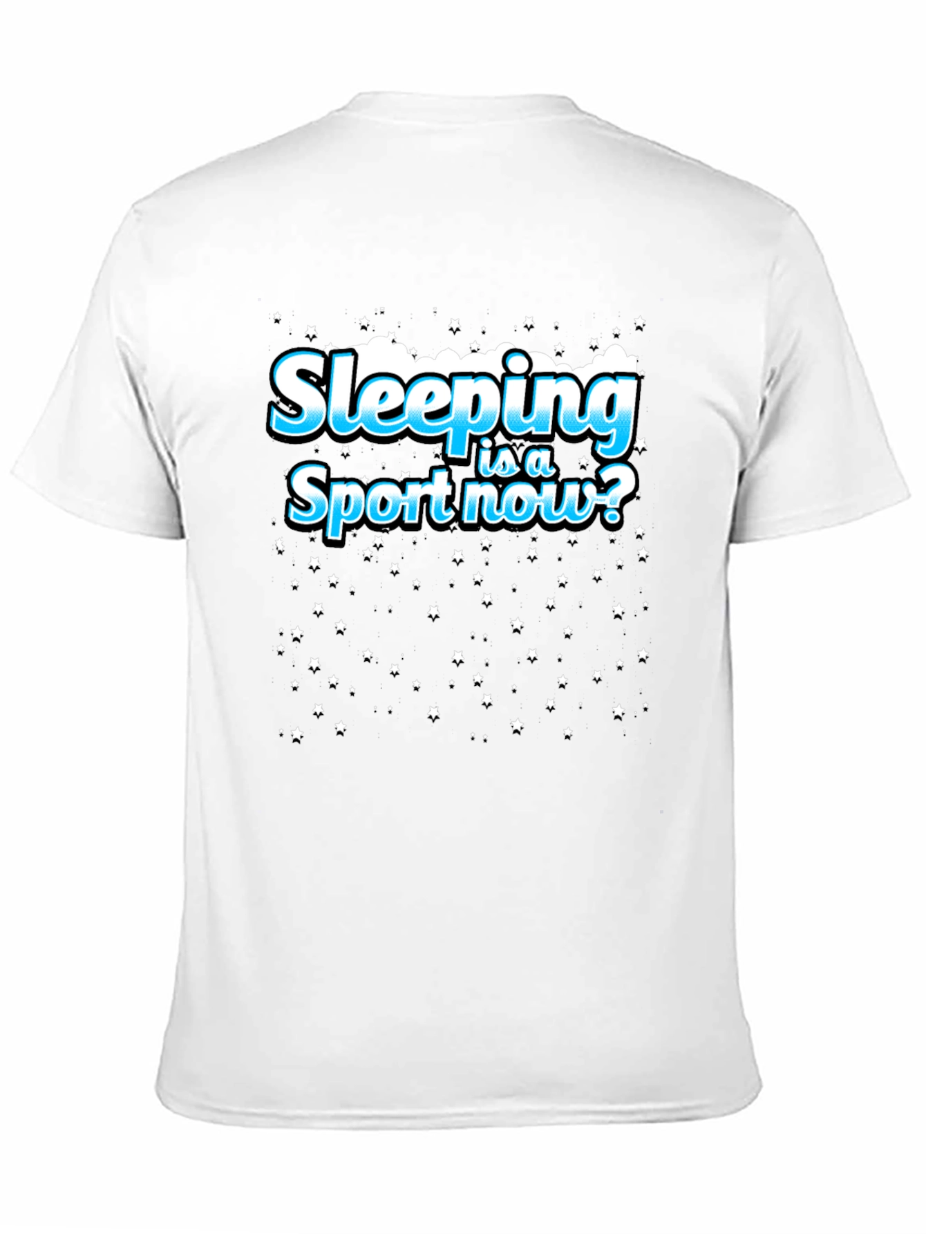 Black Sleeping is a Sport T-Shirt view 11