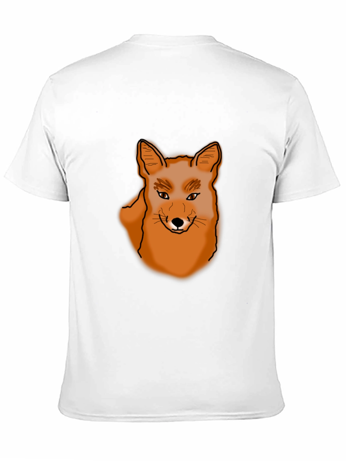 Black Fox Graphic Print Black T-Shirt view 11