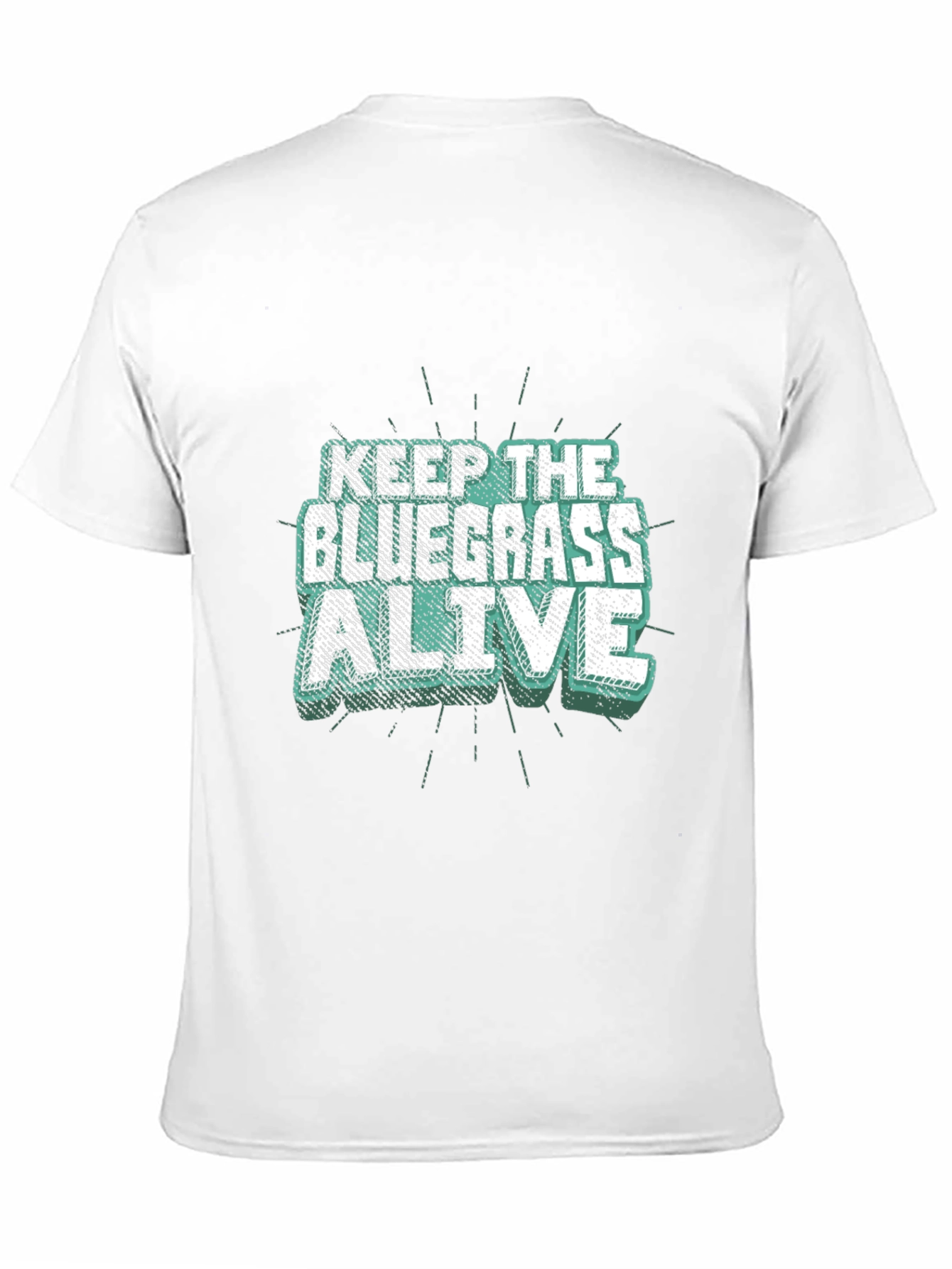 Black Keep The Bluegrass Alive Black T-Shirt view 11