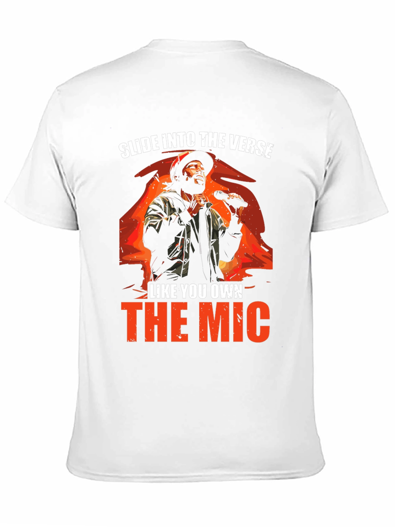 Black Slide Into The Verse Graphic Tee view 11