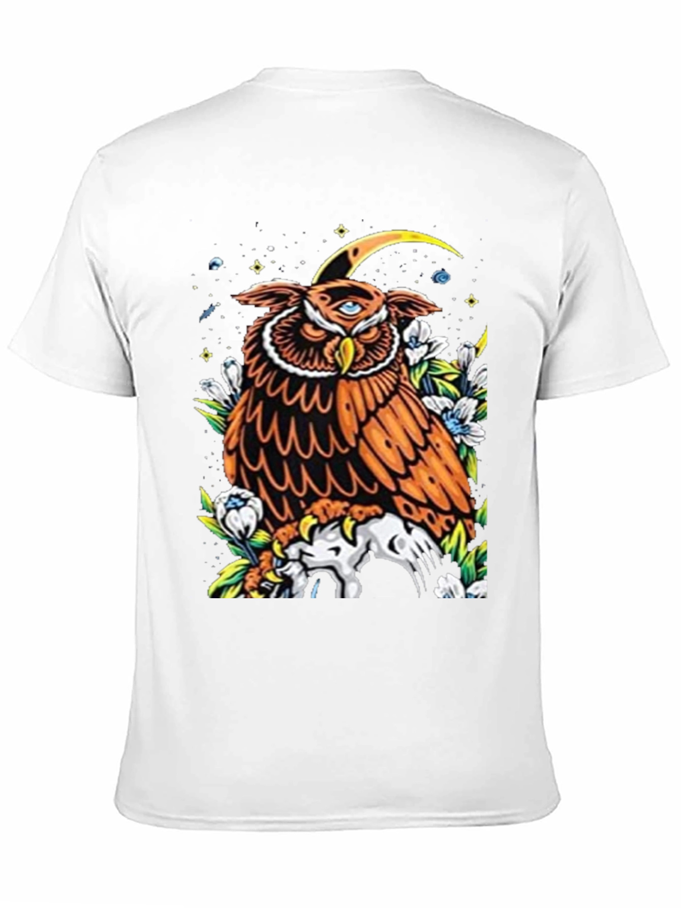 Black Mystic Owl Graphic Tee - Third Eye Design view 11