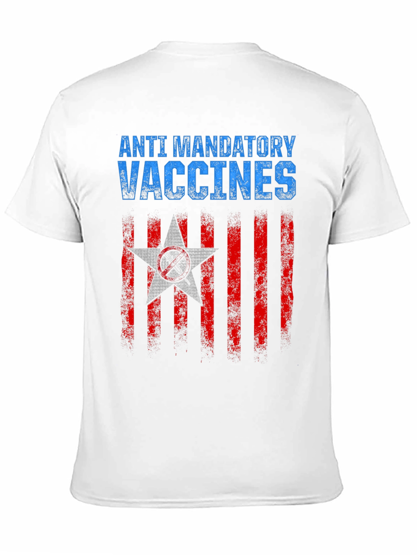 Black Anti Mandatory Vaccines T-Shirt Black Cotton view 11