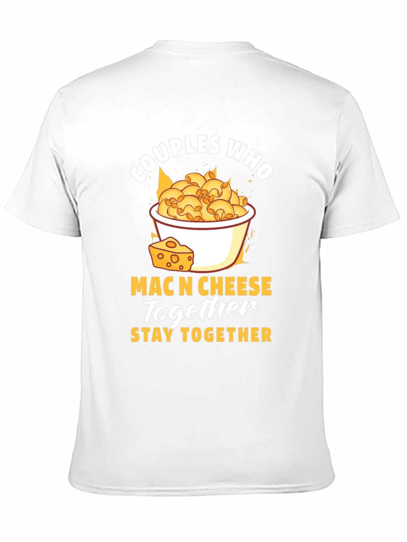 Black Couples Who Mac N Cheese Together Stay Together T-Shirt view 11