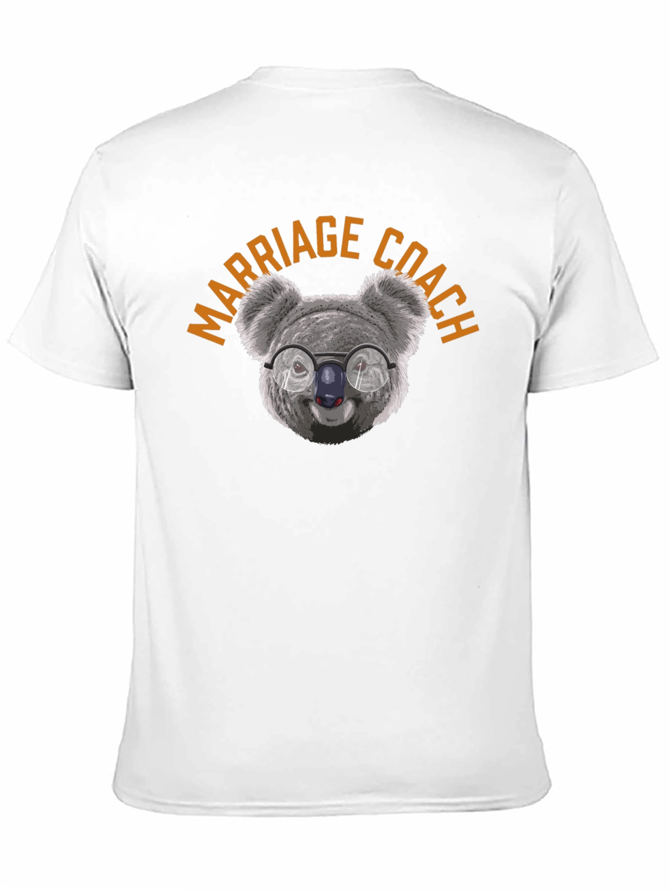 Black Marriage Coach Koala T-Shirt - Funny Relationship Tee view 11
