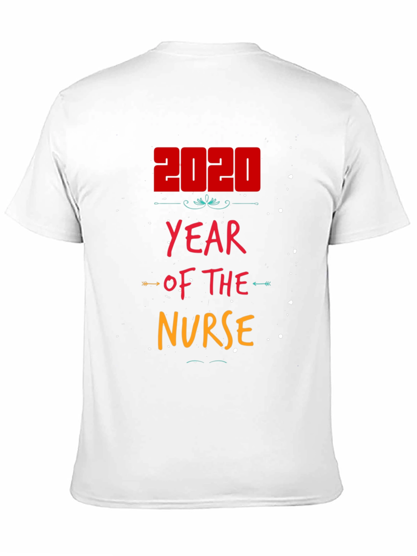 Black 2020 Year of the Nurse T-Shirt view 11
