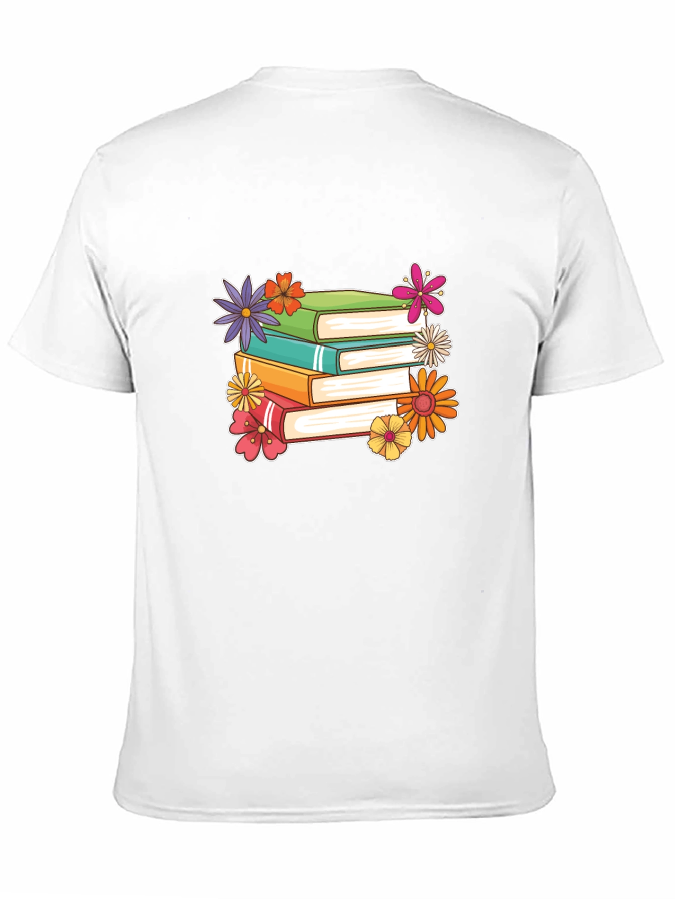 Black Book Lover's Floral Stack T-Shirt view 11