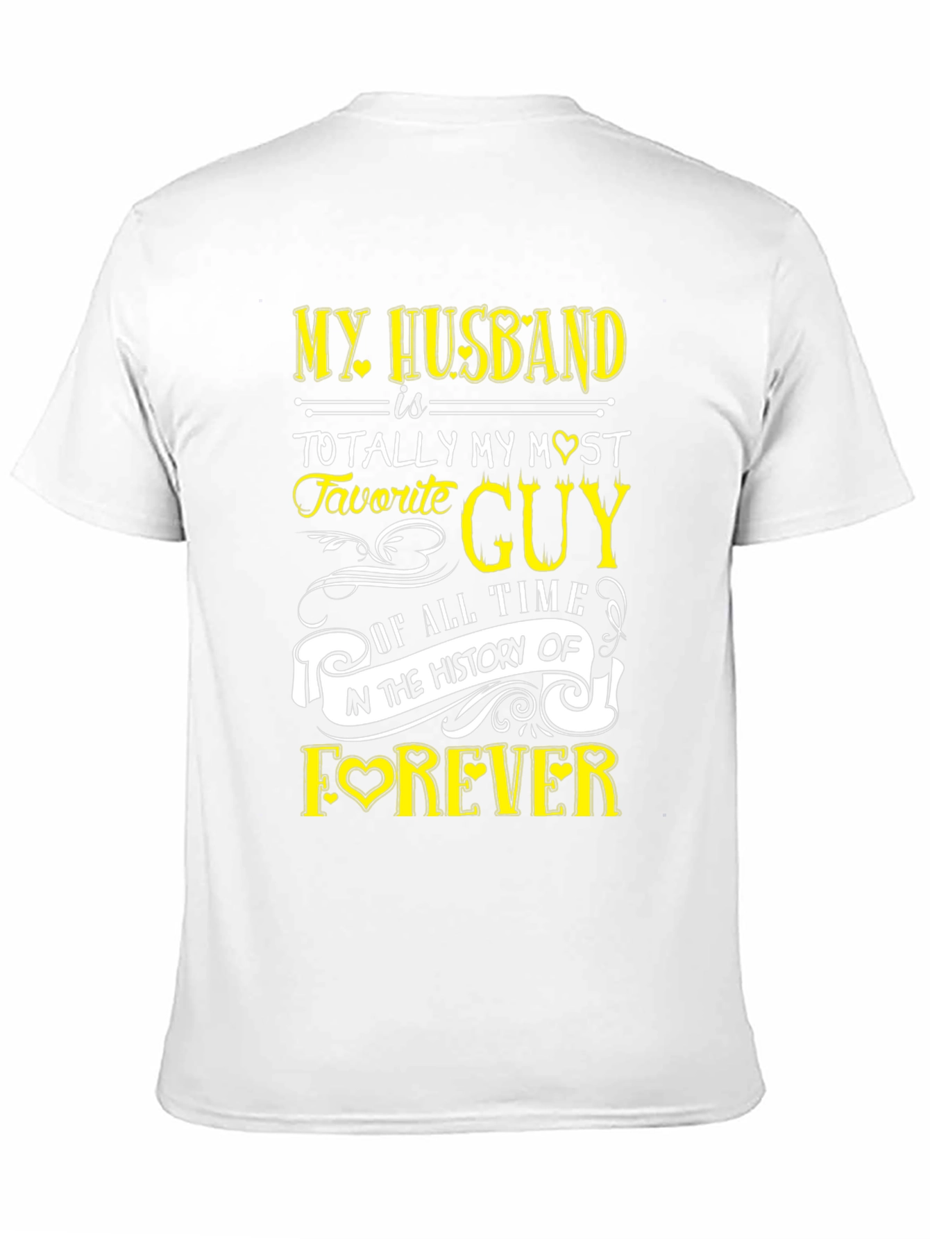 Black My Husband is My Favorite Guy T-Shirt view 11