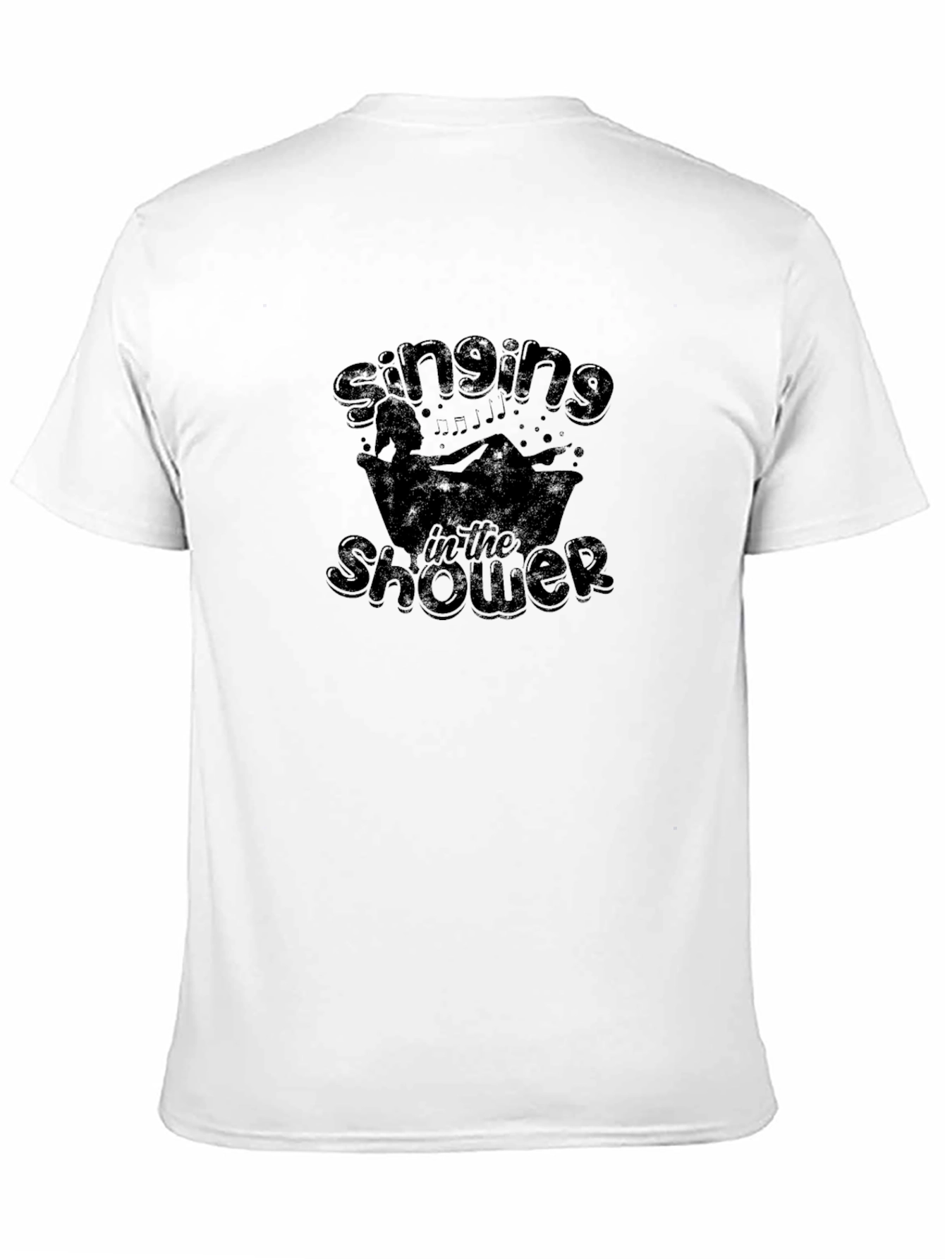 Black Singing in the Shower Graphic Tee view 11