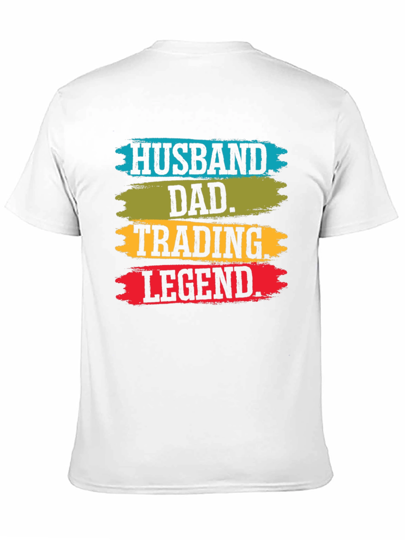 Black Husband Dad Trading Legend T-Shirt view 11