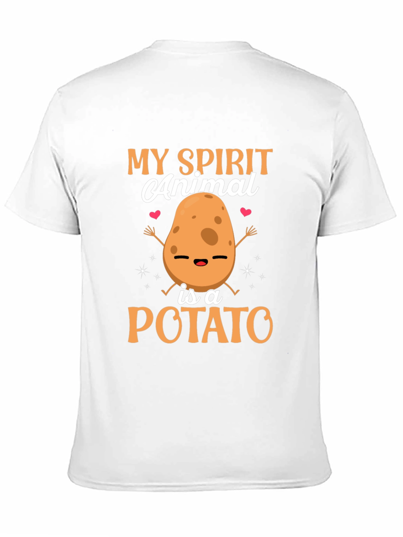 Black My Spirit Animal is a Potato T-Shirt view 11
