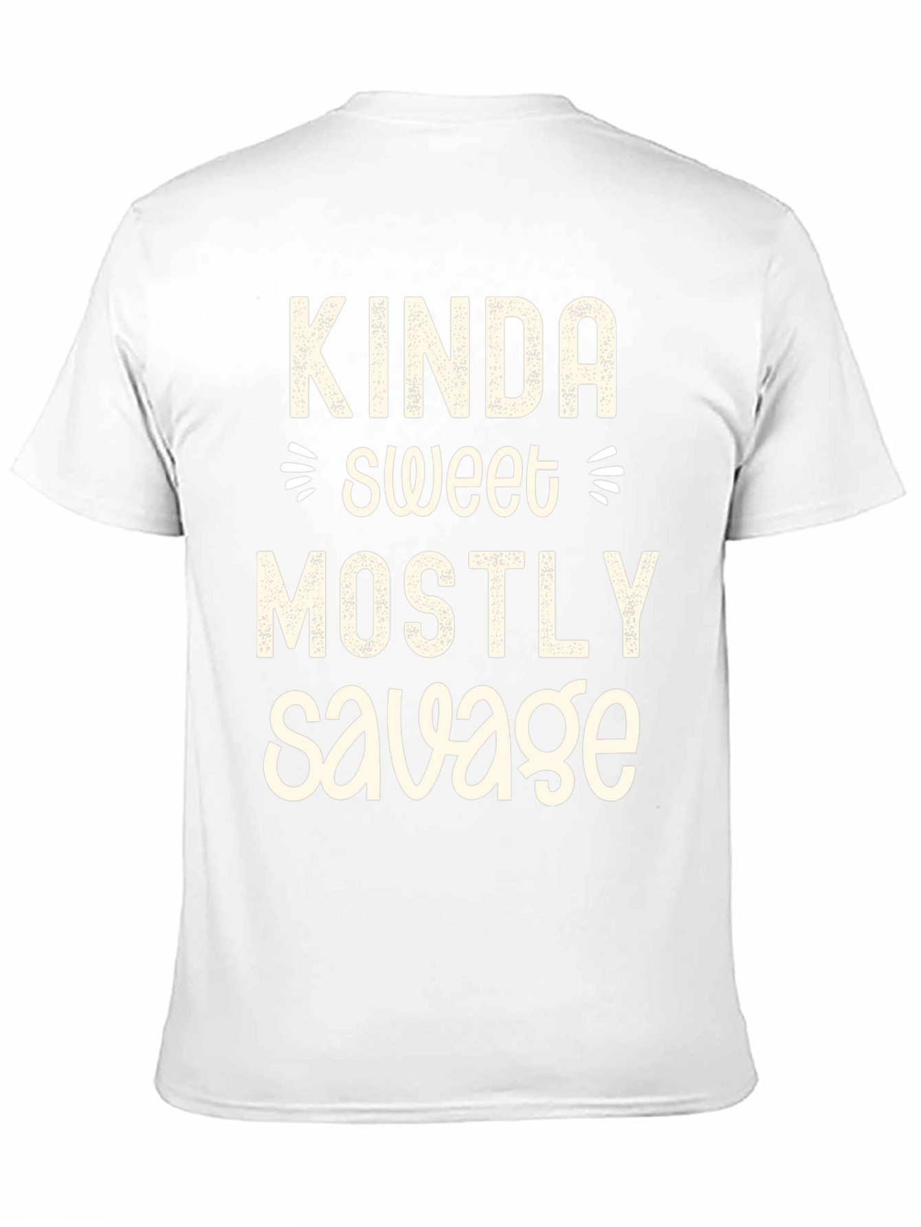 Black Kinda Sweet Mostly Savage Graphic Tee view 11