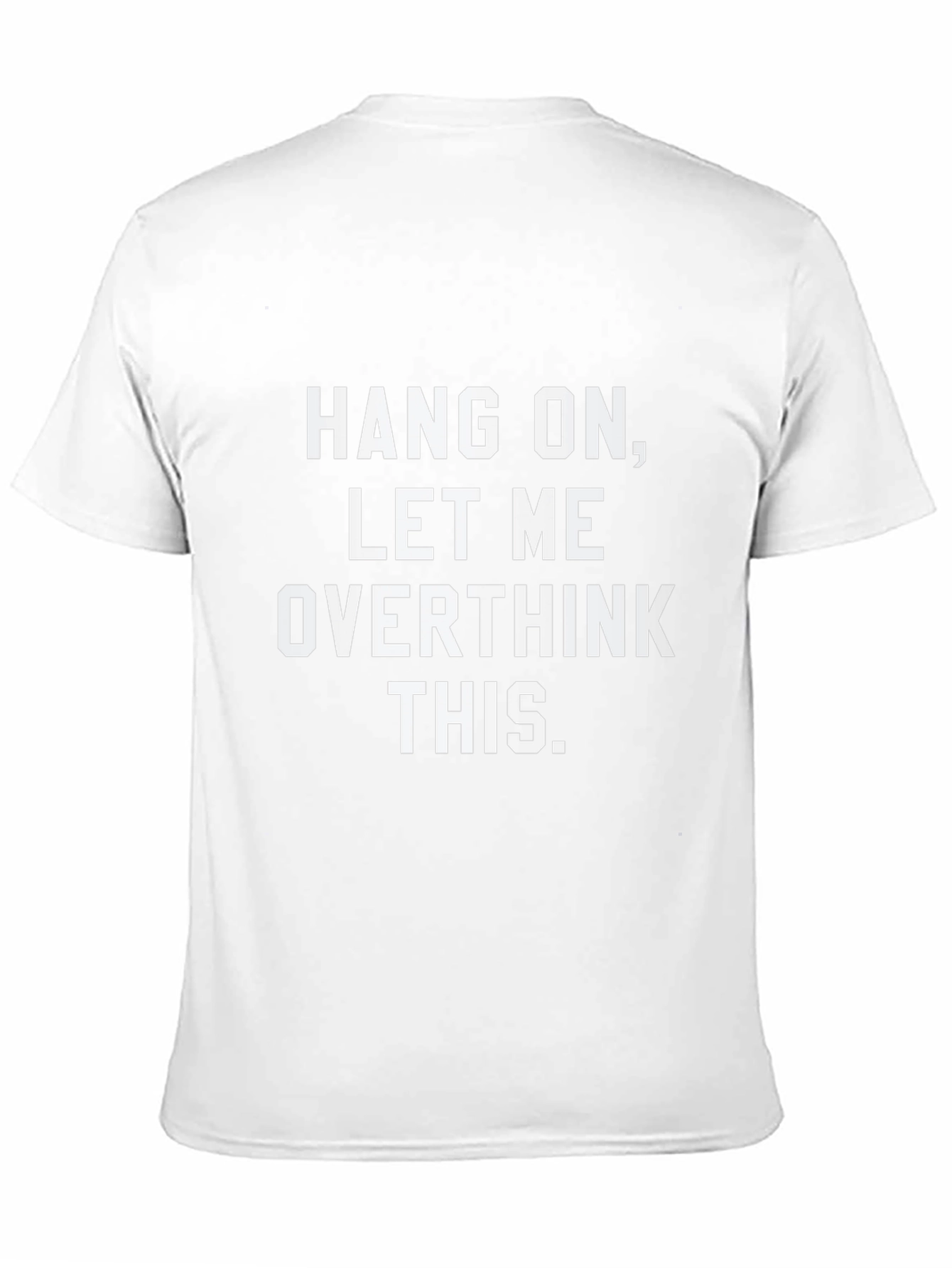 Black Overthinker Black Graphic T-Shirt view 11