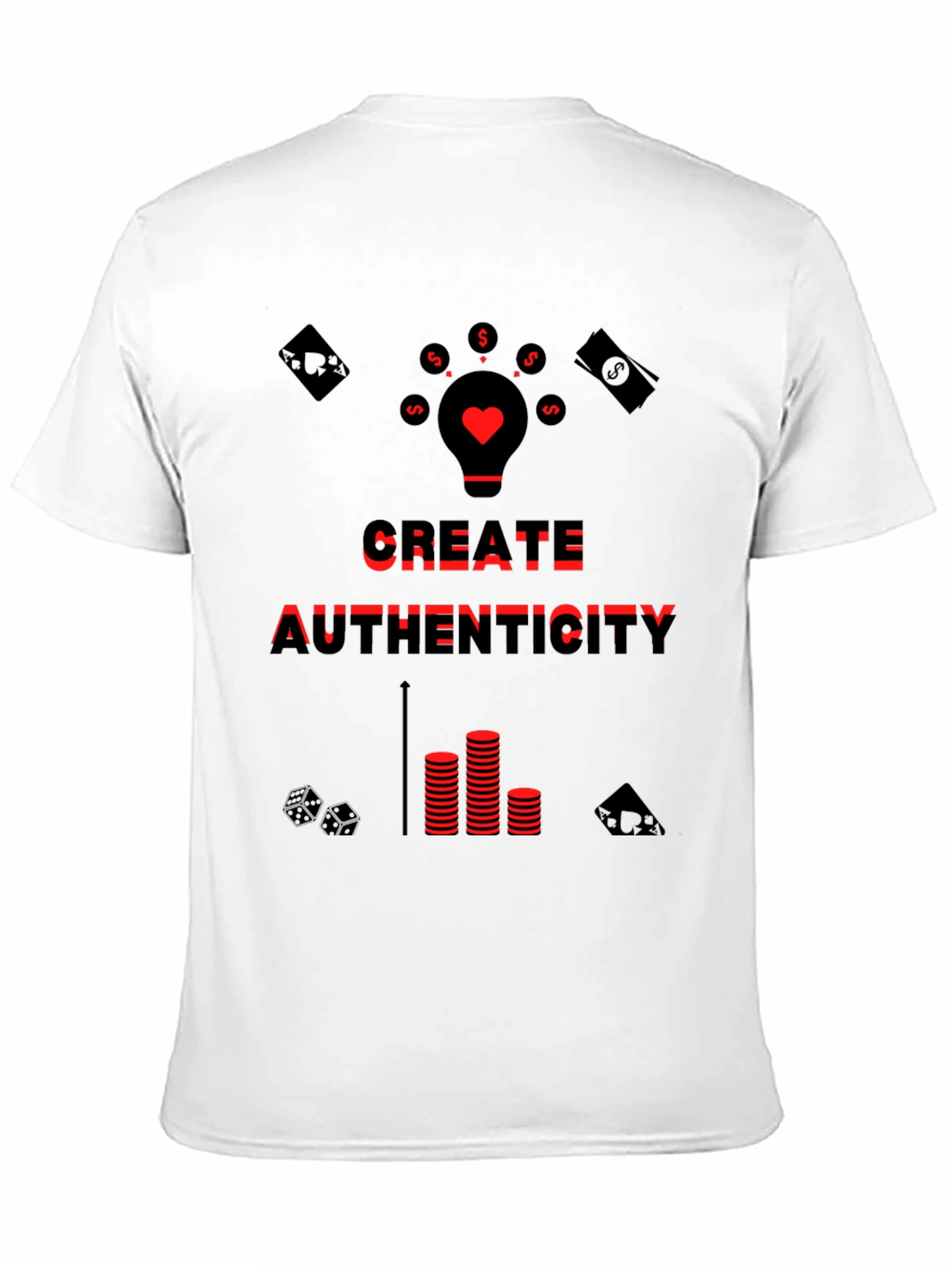 Black Authenticity Graphic Tee - Black view 11