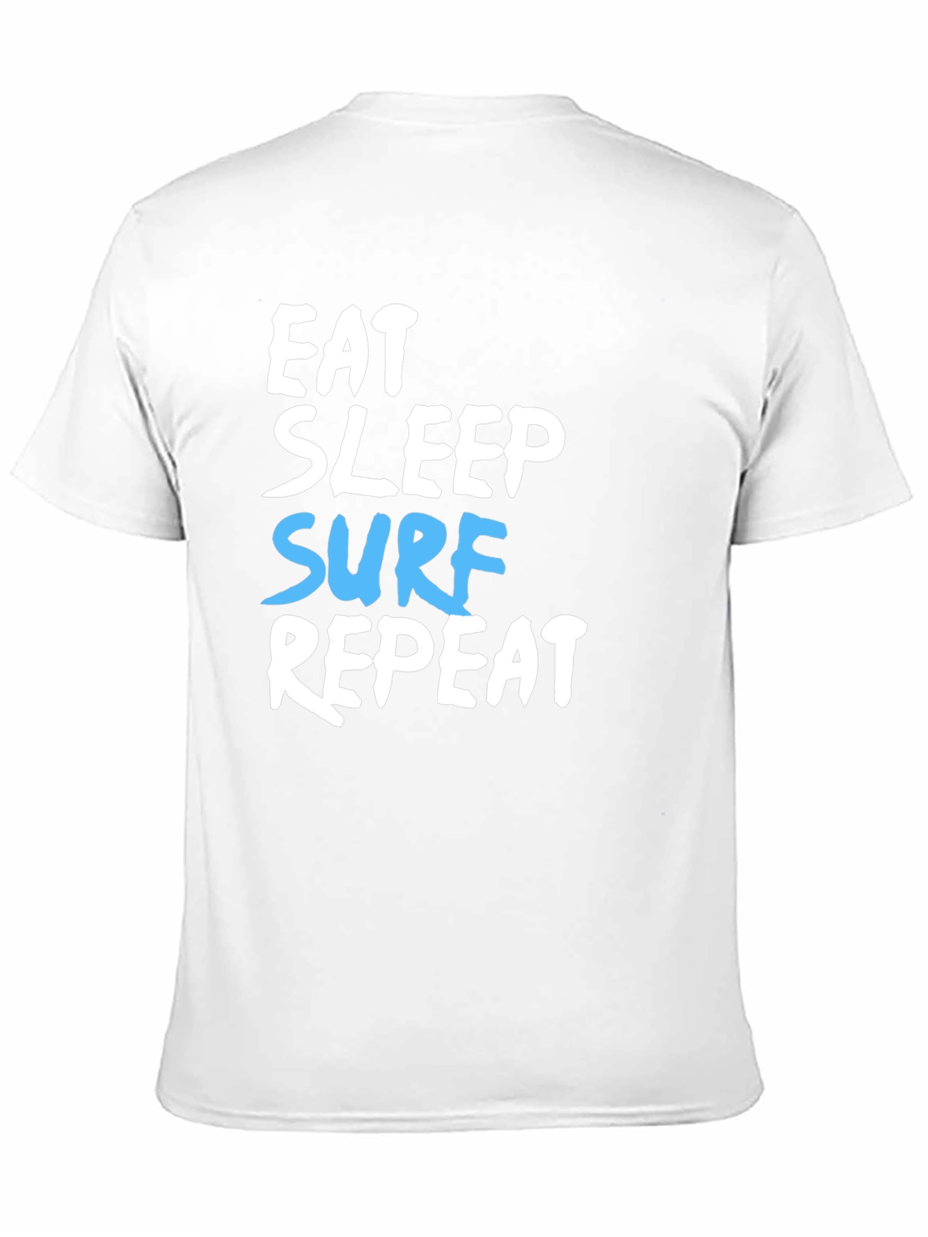 Black Eat Sleep Surf Repeat Graphic T-Shirt view 11